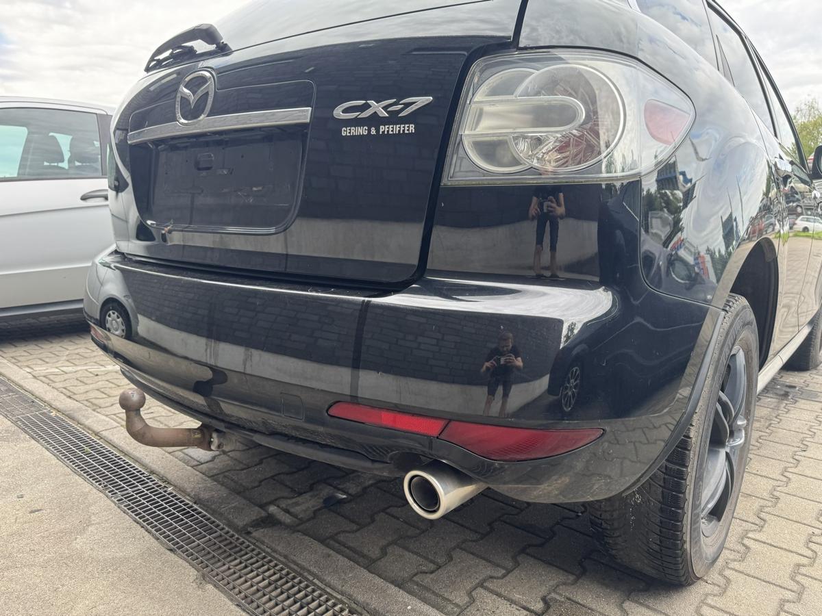 Mazda CX-7 original Sto&szlig;stange Stossf&auml;nger hinten Schwarz Facelift Bj.2012